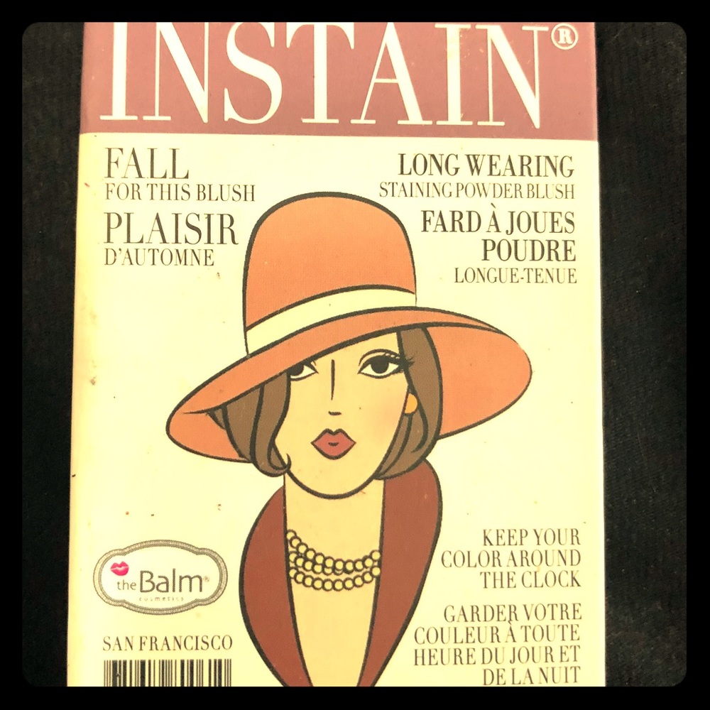 TheBalm blush in the color pinstripe